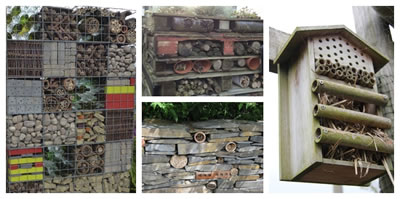Shelter for insects and other animals - bug hotels